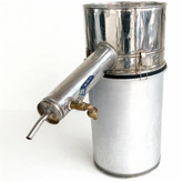 دستگاه گلابگیر استیل ضدزنگ با لوله بلند برای گلابگیری خانگی