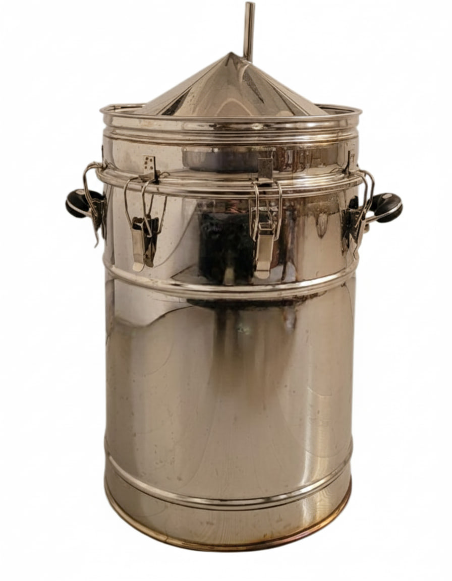 دیگ تقطیر و عرق‌گیری استیل ضدزنگ ۳۰۴ گرید غذایی